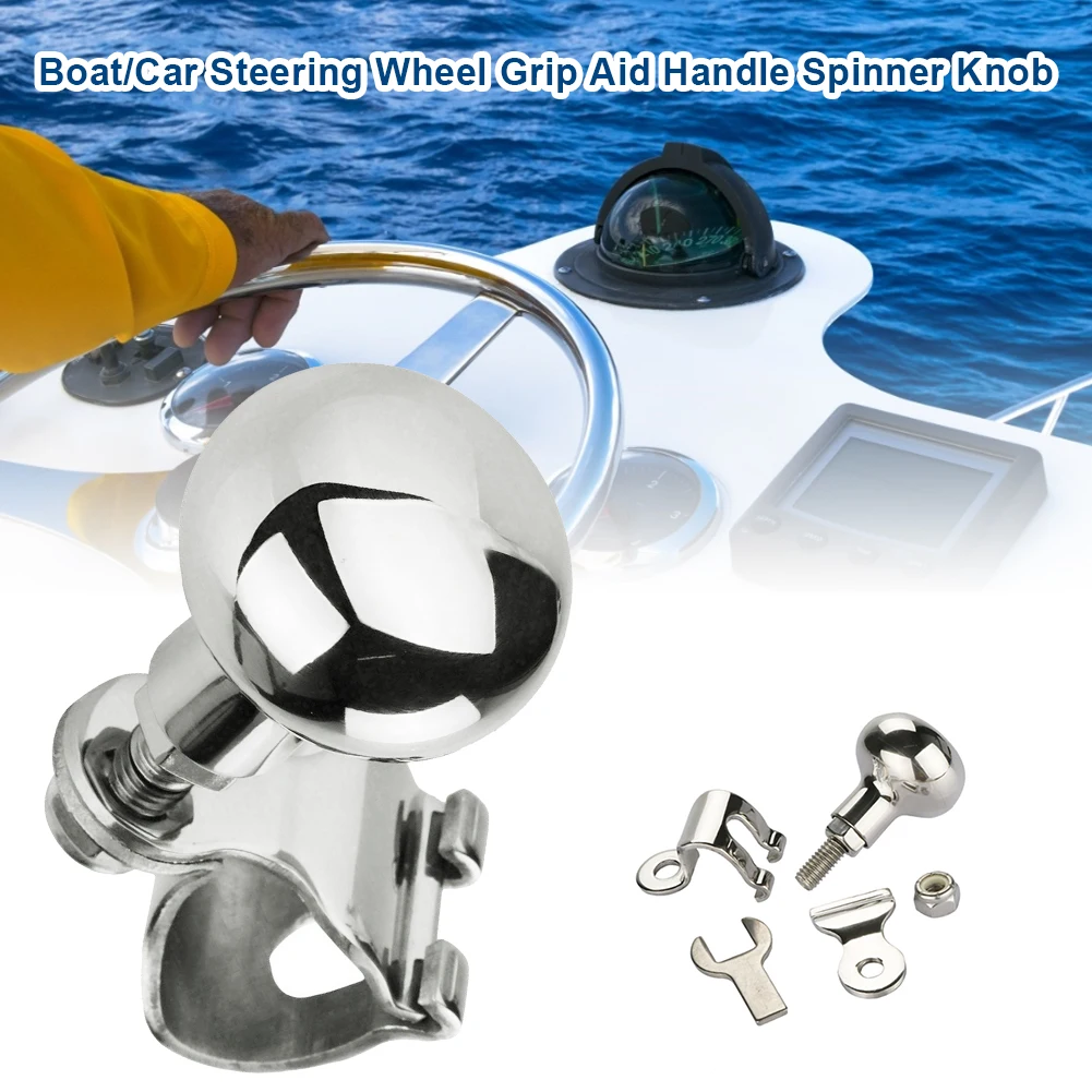 Steering Wheel Knob Handle Spinner Stainless Steel Universal Fit for Boat Camper Tractor Steering Wheel Spinner Car Accessories
Steering Wheel Knob Handle Spinner Stainless Steel Universal Fit for Boat Camper Tractor Steering Wheel Spinner Car Accessories