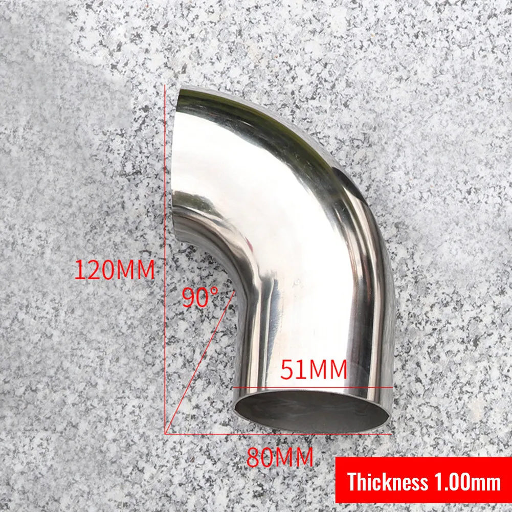 32/38/51MM 90 Degree OD Sanitary Butt Weld Elbow Bend Pipe 304 Stainless Steel Car Exhaust Pipe Muffler Welded Pipe
32/38/51MM 90 Degree OD Sanitary Butt Weld Elbow Bend Pipe 304 Stainless Steel Car Exhaust Pipe Muffler Welded Pipe