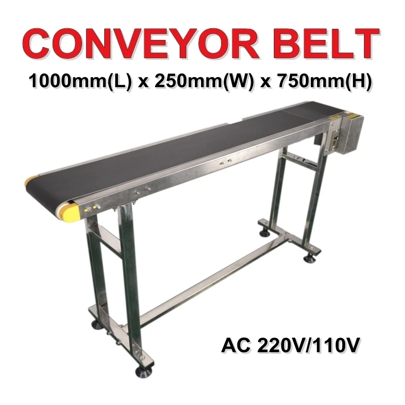 120W Stainless Steel Bottle Conveyor Belt Machine Single Buffle Sticker 1500 1000mm length for food inkjet printer laser machine
120W Stainless Steel Bottle Conveyor Belt Machine Single Buffle Sticker 1500 1000mm length for food inkjet printer laser machine