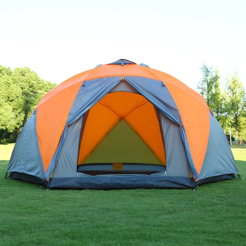 Oversized Camping Outing Tent Double Layer Outdoor 3-Door 6-Corner Tent Family Camping Tent In Top Quality Large Space Tent
Oversized Camping Outing Tent Double Layer Outdoor 3-Door 6-Corner Tent Family Camping Tent In Top Quality Large Space Tent