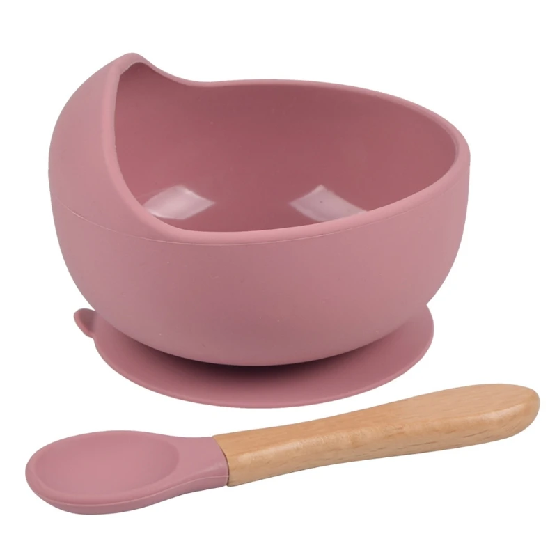 2 Pcs BPA Free Silicone Waterproof Baby Suction Bowl Training Spoon Set Non-Slip Learning Feeding Dish Plate Utensils
2 Pcs BPA Free Silicone Waterproof Baby Suction Bowl Training Spoon Set Non-Slip Learning Feeding Dish Plate Utensils