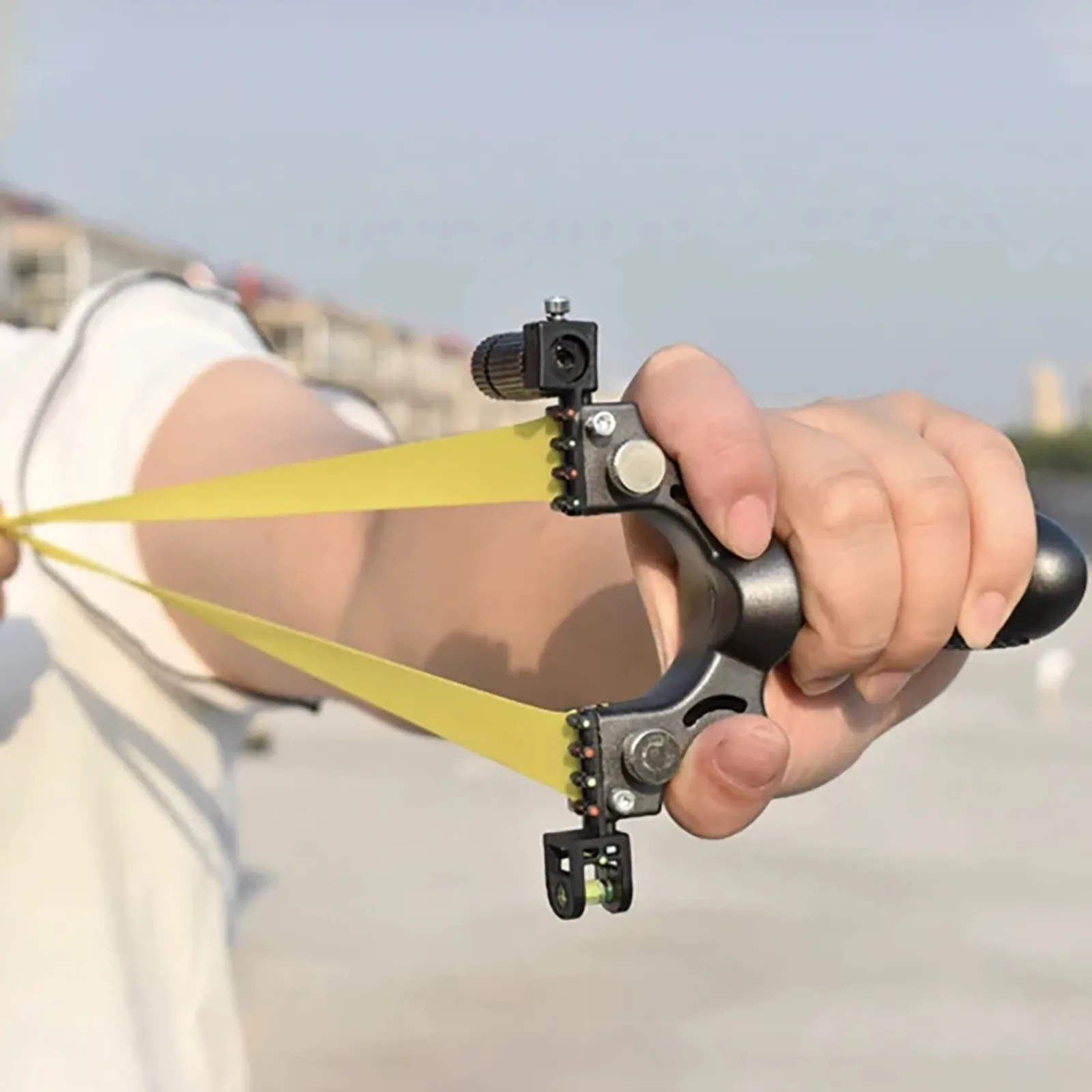 Upgrade Resin Slingshot Aiming Slingshot Resin Slingshot Catapult Flat Rubber Steel Balls Outdoor Hunting Shooting Laser D8
Upgrade Resin Slingshot Aiming Slingshot Resin Slingshot Catapult Flat Rubber Steel Balls Outdoor Hunting Shooting Laser D8