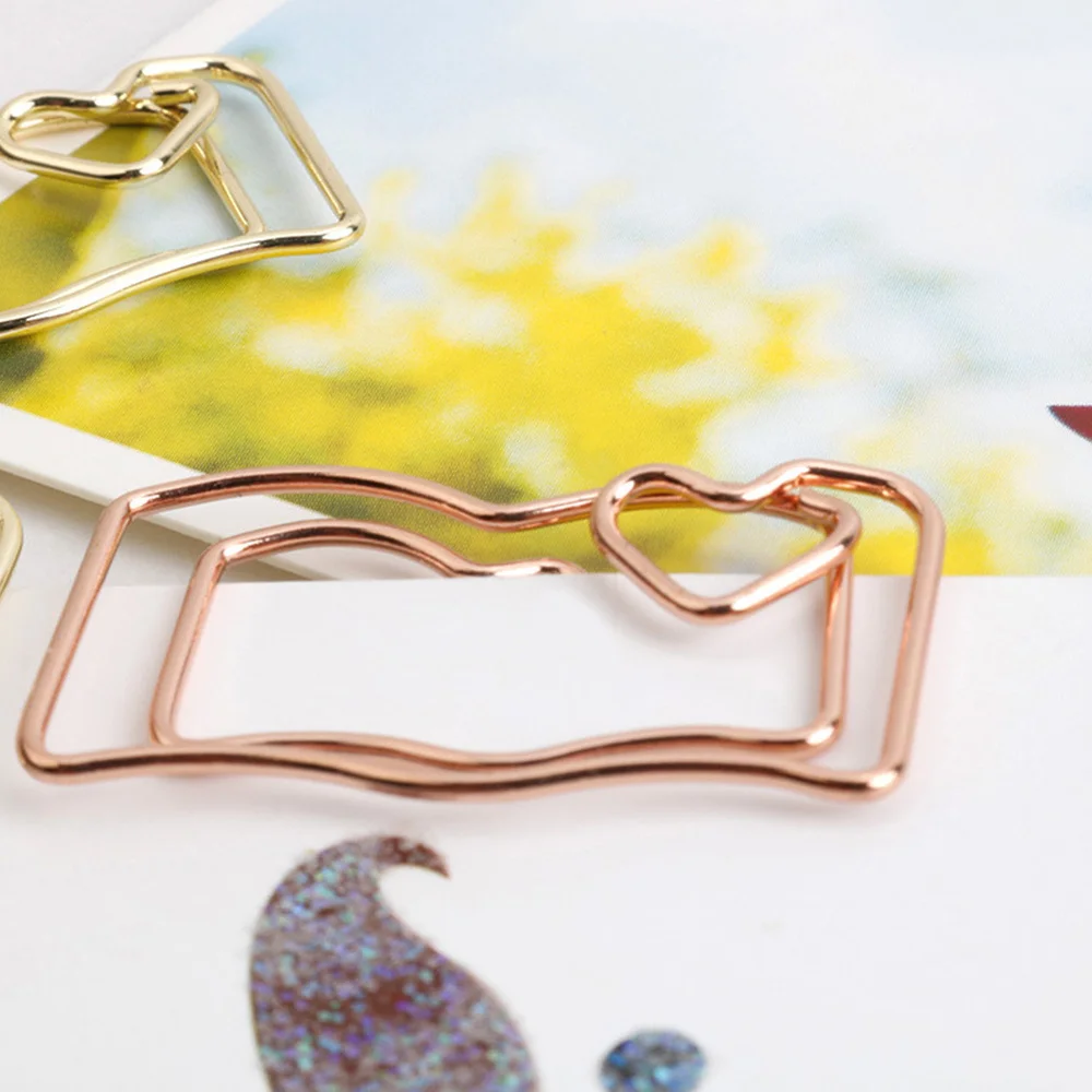 20Pcs Clips Book Shape Paper Clips Memo Clamps Office Supplies
20Pcs Clips Book Shape Paper Clips Memo Clamps Office Supplies