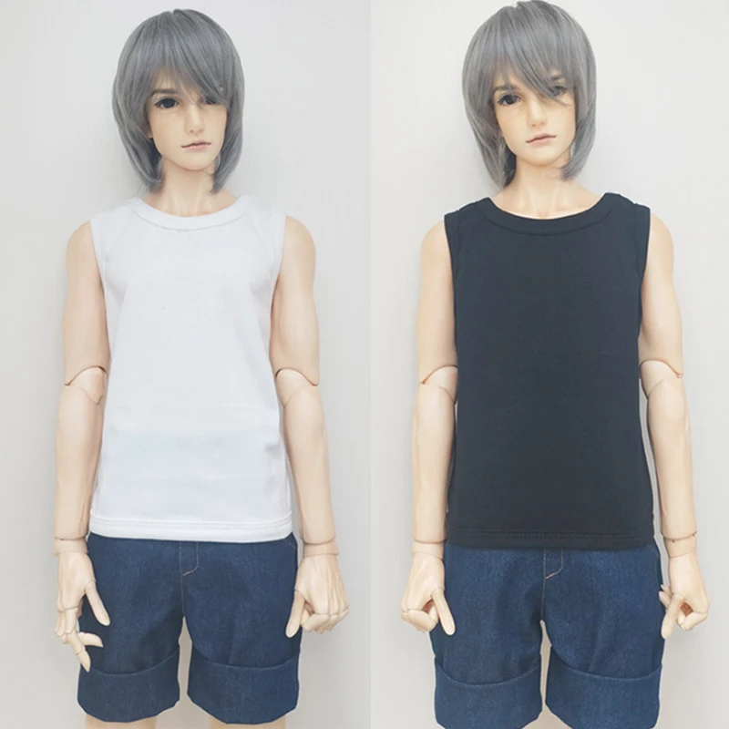Two pieces 30CM 45CM 60CM BJD Doll Fashion Clothes 1/6 1/4 1/3 Doll Accessories Vest + dark blue denim shorts for Girls Boys
Two pieces 30CM 45CM 60CM BJD Doll Fashion Clothes 1/6 1/4 1/3 Doll Accessories Vest + dark blue denim shorts for Girls Boys