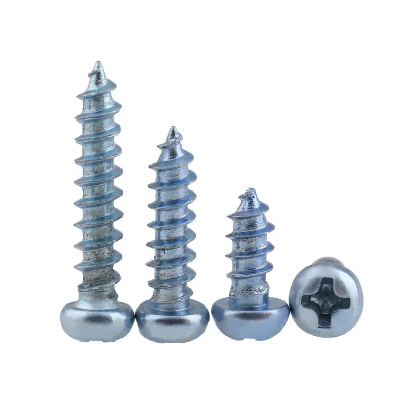 Cross Pan Head Self Tapping Long Screws PA Blue zinc Hardened Philips Round Head Tapping Wood Screw GB845 M4M5M6 20Pcs
Cross Pan Head Self Tapping Long Screws PA Blue zinc Hardened Philips Round Head Tapping Wood Screw GB845 M4M5M6 20Pcs