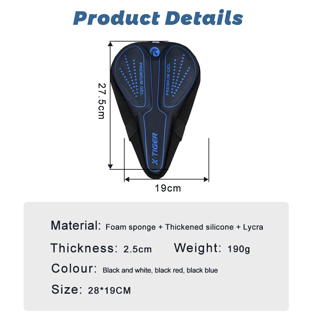 Thickened Bicycle Saddle Breathable Leather Cushion Comfortable waterproof Road Silicone MTB Bike Shockproof Cycling Seat Cover
Thickened Bicycle Saddle Breathable Leather Cushion Comfortable waterproof Road Silicone MTB Bike Shockproof Cycling Seat Cover