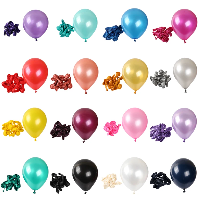 10/20/30pcs 10/12 inch Pearl mix Colorful Latex Balloon birthday Party Wedding Decoration Helium globos Kids Inflated toy balls
10/20/30pcs 10/12 inch Pearl mix Colorful Latex Balloon birthday Party Wedding Decoration Helium globos Kids Inflated toy balls