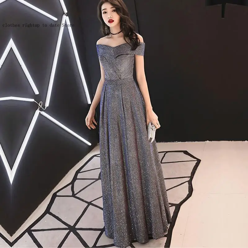 Office Lady Slash Neck Maxi Long Dress Female Elegant Slim Evening Sequin Vestido De Mujer Sexy Temperament Fashion Party Dress
Office Lady Slash Neck Maxi Long Dress Female Elegant Slim Evening Sequin Vestido De Mujer Sexy Temperament Fashion Party Dress