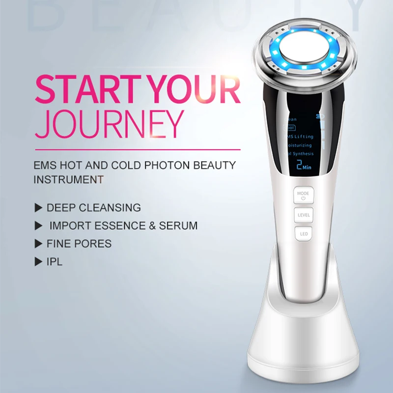 LED Photon Light Therapy Beauty Device 7 in 1 RF EMS Skin Rejuvenation Anti Aging Vibration Massager Device Face Lift Cleaner
LED Photon Light Therapy Beauty Device 7 in 1 RF EMS Skin Rejuvenation Anti Aging Vibration Massager Device Face Lift Cleaner