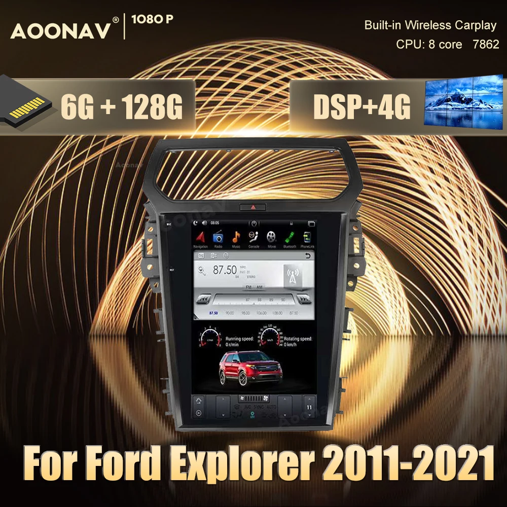 Автомагнитола 2DIN на Android для Ford Explorer 2011-2021, GPS-навигация, вертикальный экран IPS, мультимедийный Авторадио Google carplay
Автомагнитола 2DIN на Android для Ford Explorer 2011-2021, GPS-навигация, вертикальный экран IPS, мультимедийный Авторадио Google carplay