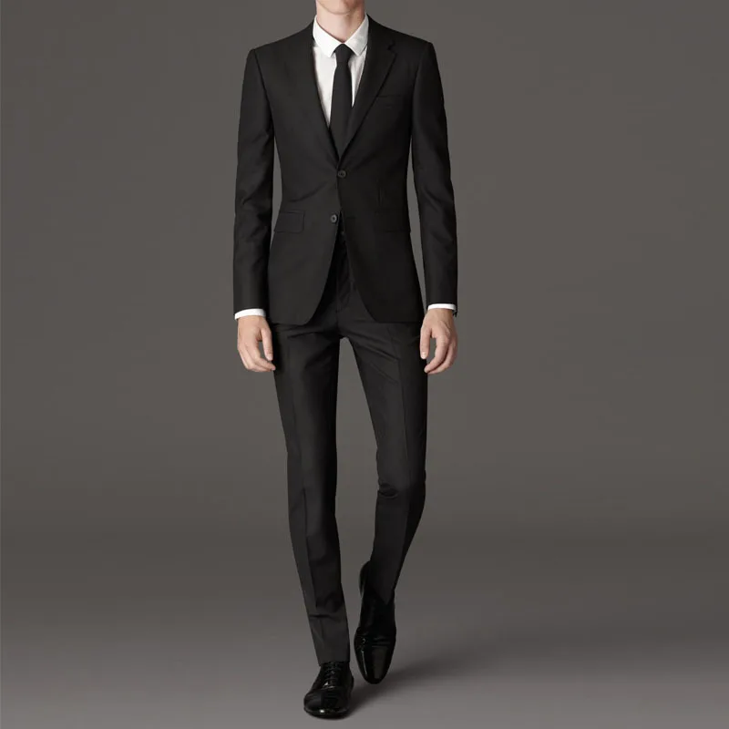 Autumn 2020 Men's Split Back Suit Dark Gray Business Suit Business Suit Bridegroom Wedding Dress Two Pieces
Autumn 2020 Men's Split Back Suit Dark Gray Business Suit Business Suit Bridegroom Wedding Dress Two Pieces