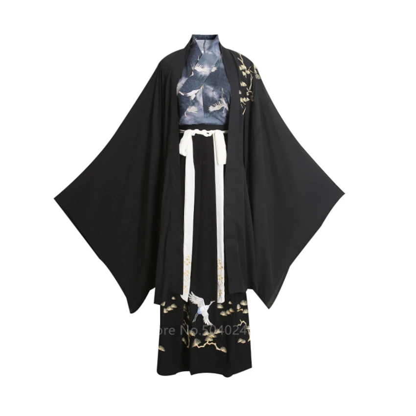 Japanese Men Samurai Costume Haori Crane Embroidery Traditional Kimono Dress Cardigan For Woman Yukata Asian Clothes Cosplay
Japanese Men Samurai Costume Haori Crane Embroidery Traditional Kimono Dress Cardigan For Woman Yukata Asian Clothes Cosplay