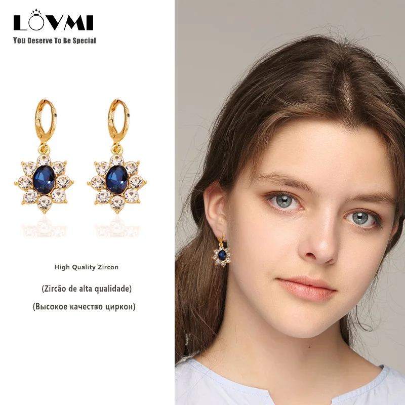 2021 Vintage Sliver Earring For Women AAA Zircon Sapphire Gemstone Crystal Flower Shape Drop Earrings Wholesale For Wedding Gift
2021 Vintage Sliver Earring For Women AAA Zircon Sapphire Gemstone Crystal Flower Shape Drop Earrings Wholesale For Wedding Gift