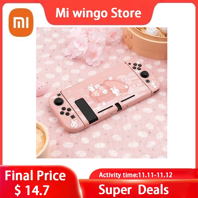 Geekshare Cartoon Cute Nintendo Switch Steamed Bread Rabbit Dessert Fairy League Cover Back Soft Shell For Nintendo Switch 
Geekshare Cartoon Cute Nintendo Switch Steamed Bread Rabbit Dessert Fairy League Cover Back Soft Shell For Nintendo Switch