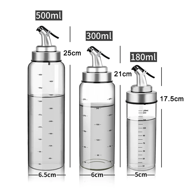 Glass Oil Spray Bottle Soy Sauce Vinegar Spice Jar Cooking Spice Condiment Bottles Seasoning Storage Home Kitchen Accessories
Glass Oil Spray Bottle Soy Sauce Vinegar Spice Jar Cooking Spice Condiment Bottles Seasoning Storage Home Kitchen Accessories