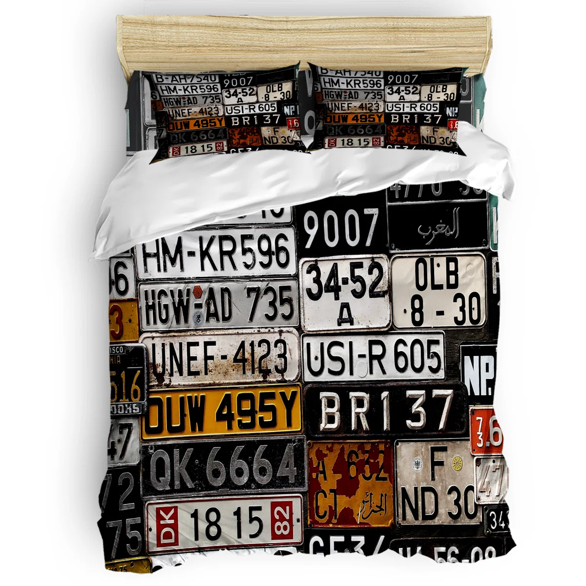 Car License Retro Style License Car Permit Duvet Cover Set 2/3/4pcs Bedding Set Bed Sheet Pillowcases Cover Set
Car License Retro Style License Car Permit Duvet Cover Set 2/3/4pcs Bedding Set Bed Sheet Pillowcases Cover Set