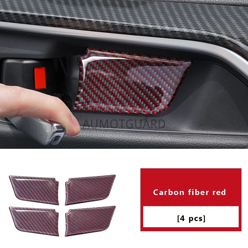 Interior Decoration Door Bowl Handle Carbon Fiber Inner Door Handle Sticker Modified Accessories For TOYOTA RAV4 2019 2020 4pcs
Interior Decoration Door Bowl Handle Carbon Fiber Inner Door Handle Sticker Modified Accessories For TOYOTA RAV4 2019 2020 4pcs