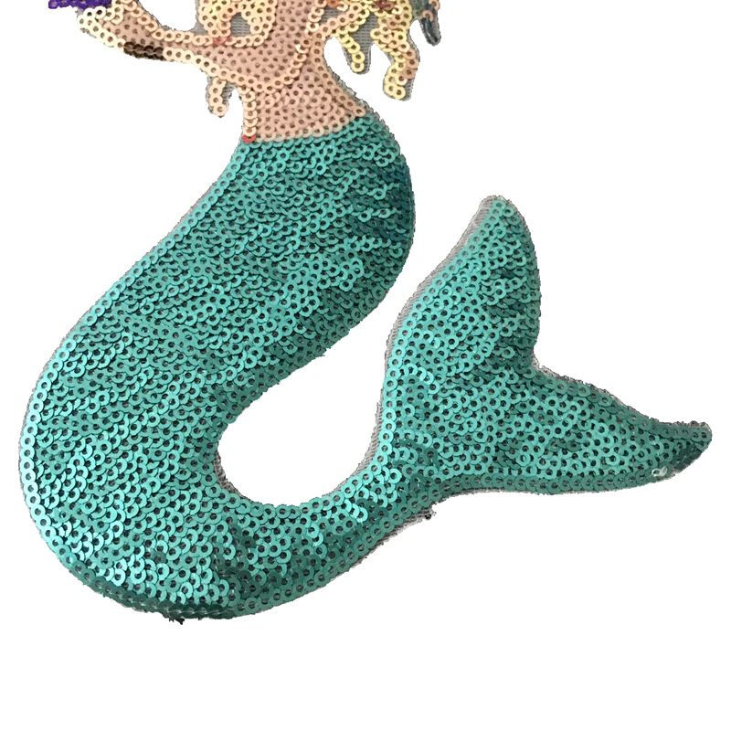 DD 1Piece 20x13cm Mermaid Sequined Iron on Patches for Clothes Bags DIY Sewing Large Sea-maid Sequins Applique Patch
DD 1Piece 20x13cm Mermaid Sequined Iron on Patches for Clothes Bags DIY Sewing Large Sea-maid Sequins Applique Patch