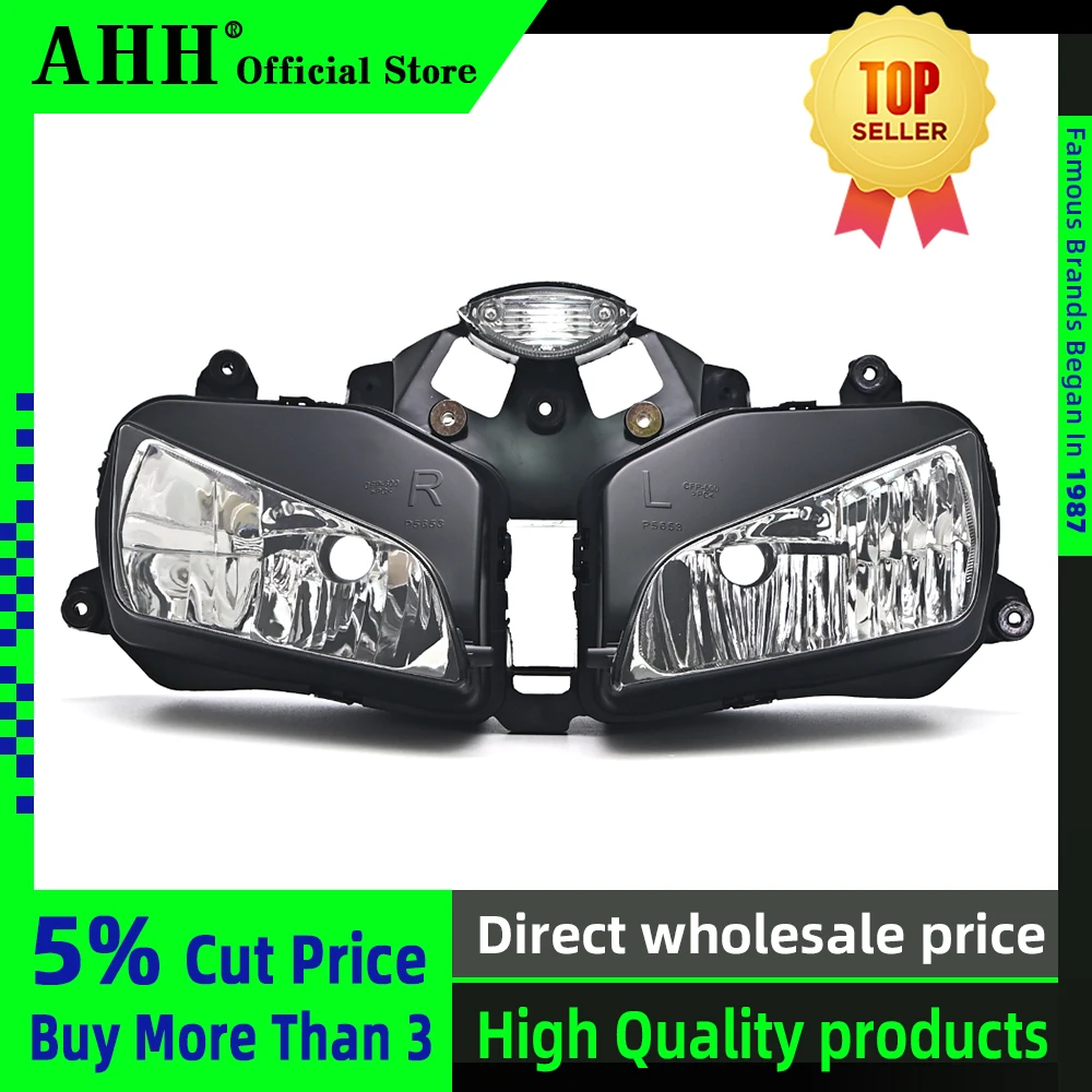 AHH Motorcycle Headlight Headlamp Head Light For HONDA CBR600RR 2003 2004 2005 2006 CBR600 CBR 600RR 03 04 05 06 Head Lamp Parts
AHH Motorcycle Headlight Headlamp Head Light For HONDA CBR600RR 2003 2004 2005 2006 CBR600 CBR 600RR 03 04 05 06 Head Lamp Parts