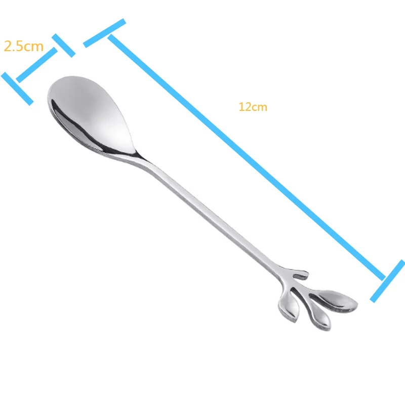 Creative stainless steel spoon branch spoon leaf fork spoon coffee gift Christmas decorations kitchen decoration service desk
Creative stainless steel spoon branch spoon leaf fork spoon coffee gift Christmas decorations kitchen decoration service desk