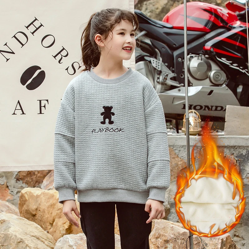 Girls Fleece Warm Sweatshirt 8 10 12 years 2021 Autumn Winter Thicken Kids Tops Teen Girls Clothes 
Girls Fleece Warm Sweatshirt 8 10 12 years 2021 Autumn Winter Thicken Kids Tops Teen Girls Clothes