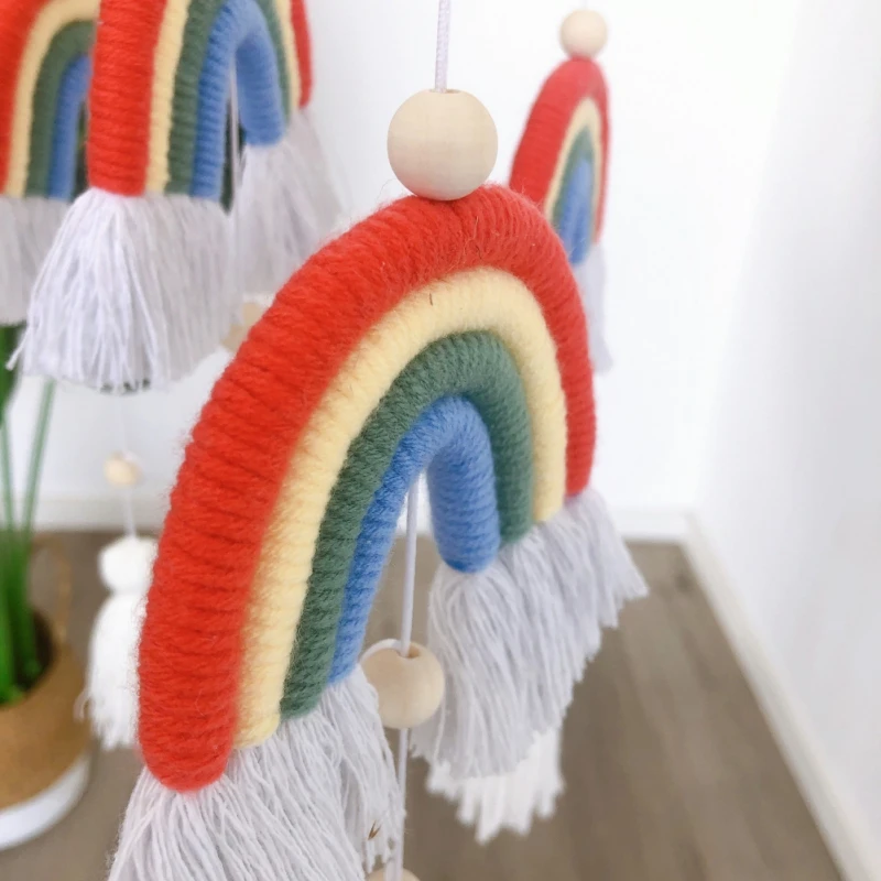 Rainbow Hanging Ornament Decorative Rainbow Tapestry Rainbow Home Decoration Woven Pendant Rainbow Wall Pendant
Rainbow Hanging Ornament Decorative Rainbow Tapestry Rainbow Home Decoration Woven Pendant Rainbow Wall Pendant