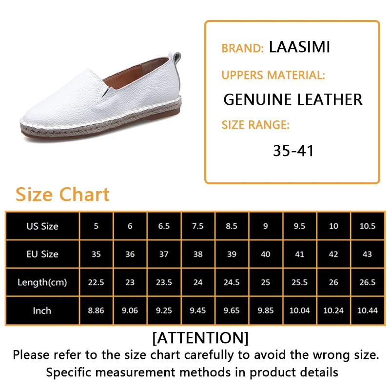 LAASIMI Espadrilles Women Flats Shoes Casual Solid Shoes Woman Basic Ladies Shoes Fashion Female Espadrilles Plus Size 35-41 
LAASIMI Espadrilles Women Flats Shoes Casual Solid Shoes Woman Basic Ladies Shoes Fashion Female Espadrilles Plus Size 35-41