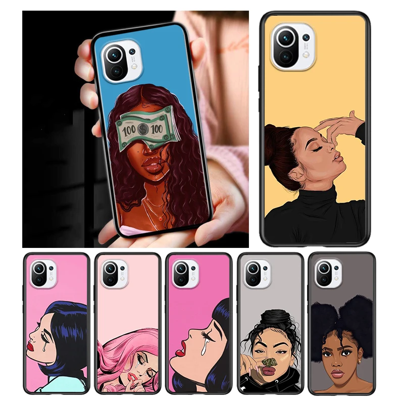 Melanin African Black Girl for Xiaomi Mi 11 10 Ultra 11T 10T Note10 Pro Lite 11i 10i 10S 5G Soft Black Phone Case Cover
Melanin African Black Girl for Xiaomi Mi 11 10 Ultra 11T 10T Note10 Pro Lite 11i 10i 10S 5G Soft Black Phone Case Cover