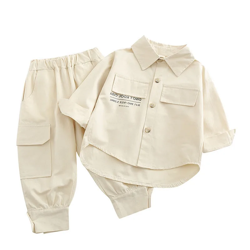 2021 Children's Spring Suit Boys And Girls Casual Shirt + Trousers Two-Piece Suit
2021 Children's Spring Suit Boys And Girls Casual Shirt + Trousers Two-Piece Suit