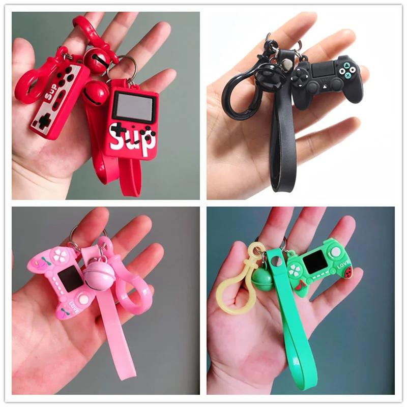New creative cartoon pvc soft rubber game console keychain pendant childhood toy exquisite car bag pendant gift wholesale
New creative cartoon pvc soft rubber game console keychain pendant childhood toy exquisite car bag pendant gift wholesale