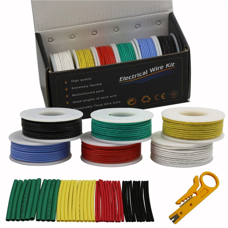 30/28/26/24/22/20/18awg 6-color soft silicone wire, tinned copper wire (6-color combination wire kit), wire and cable DIY
30/28/26/24/22/20/18awg 6-color soft silicone wire, tinned copper wire (6-color combination wire kit), wire and cable DIY