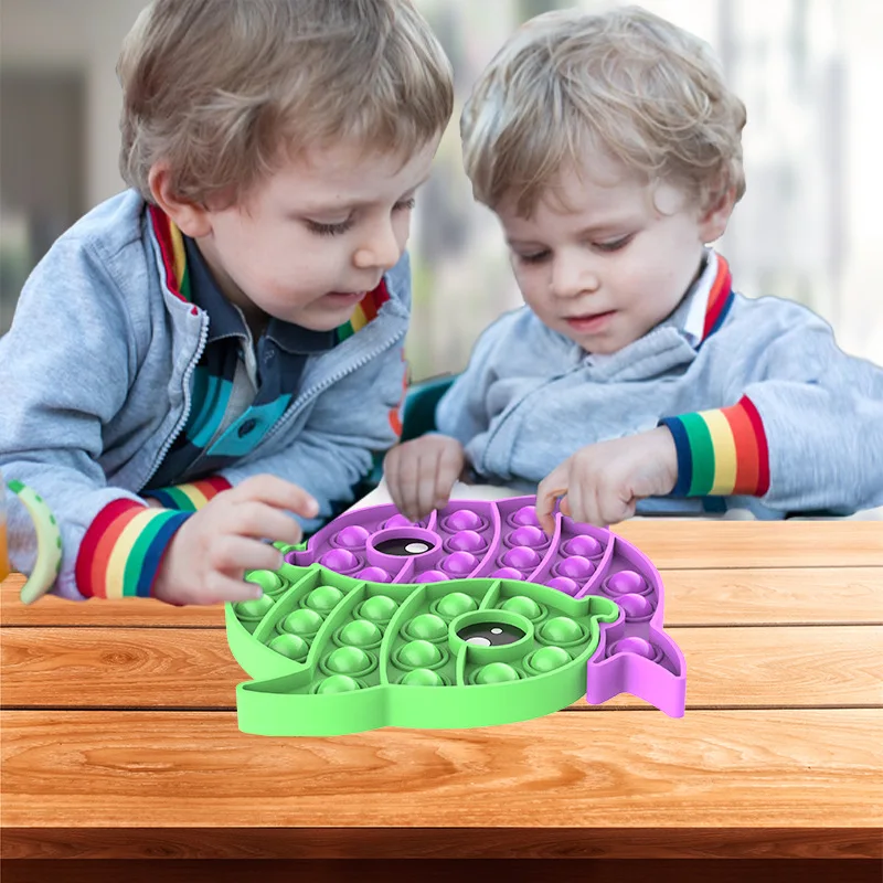 Dolphin Stitching Color Silicone Rainbow Children's Mental Arithmetic Decompression Pressing Fidget Toy Desktop Educational Toy 
Dolphin Stitching Color Silicone Rainbow Children's Mental Arithmetic Decompression Pressing Fidget Toy Desktop Educational Toy