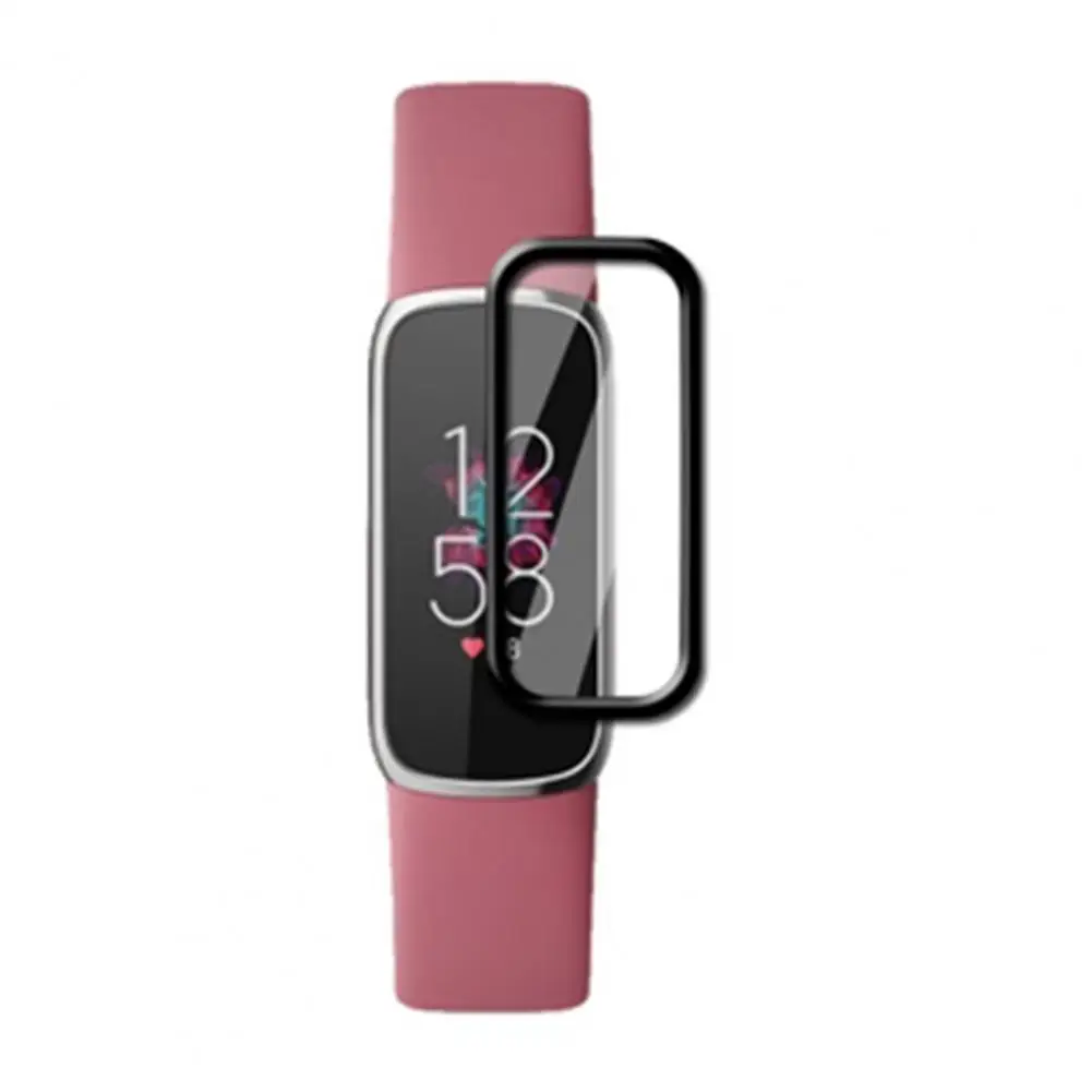 

2Pcs Clear Protective Film Anti-scratch High Definition Resilient Smart Watch Full Coverage Screen Film Cover for Fitbit-Luxe