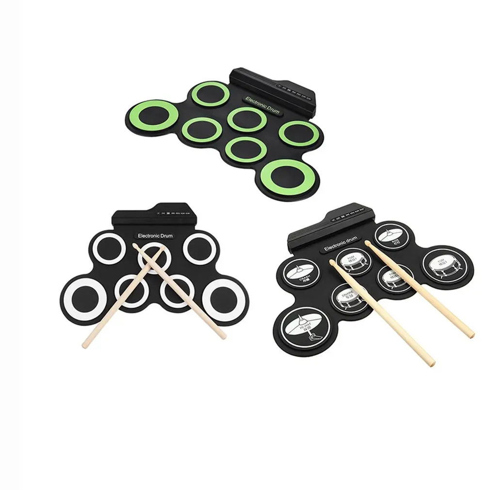 Hand-Rolled Usb Electronic Drum Portable Drum Kitfolding Silicone Practice Drum Roll Up Drum With 7 Silicon Pads
Hand-Rolled Usb Electronic Drum Portable Drum Kitfolding Silicone Practice Drum Roll Up Drum With 7 Silicon Pads