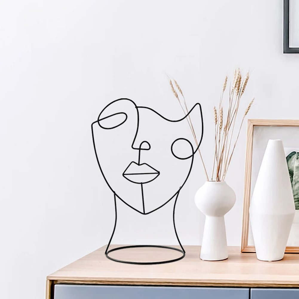 European Home Decoration Accessories Abstract Character Sculpture Art Decor Metal Black Lines Figurines Home Decoration Art Gift
European Home Decoration Accessories Abstract Character Sculpture Art Decor Metal Black Lines Figurines Home Decoration Art Gift