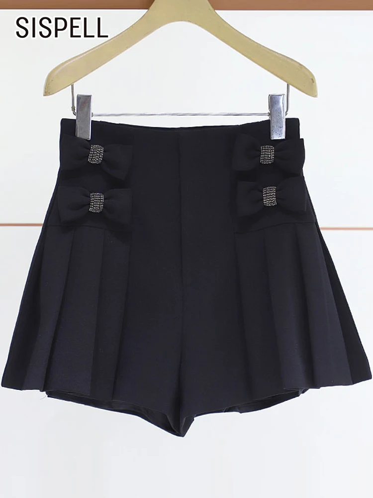 SISPELL Korean Fashion Casual Black Straight Shorts Skirts For Women High Waist Patchwork Bowknot Shorts Female 2022 Summer New
SISPELL Korean Fashion Casual Black Straight Shorts Skirts For Women High Waist Patchwork Bowknot Shorts Female 2022 Summer New