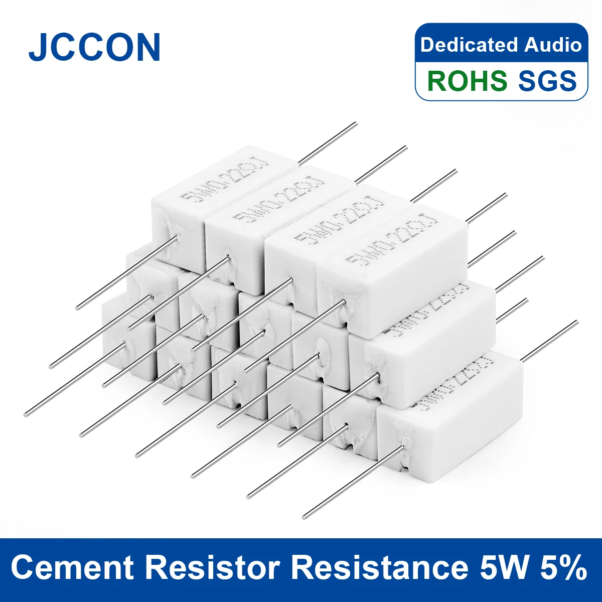 20Pcs Cement Resistor Power Resistance 5W 5% 0.1~10K 0.1R 0.5R 1R 10R 100R 0.22 0.33 0.5 1 2 5 8 10 15 20 25 30 100 1K 10K ohm
20Pcs Cement Resistor Power Resistance 5W 5% 0.1~10K 0.1R 0.5R 1R 10R 100R 0.22 0.33 0.5 1 2 5 8 10 15 20 25 30 100 1K 10K ohm