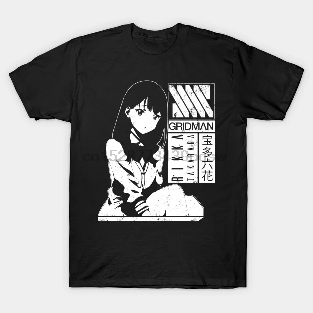 Футболка Rikka Takarada SSSS.Gridman для мужчин и женщин тенниска с короткими рукавами из