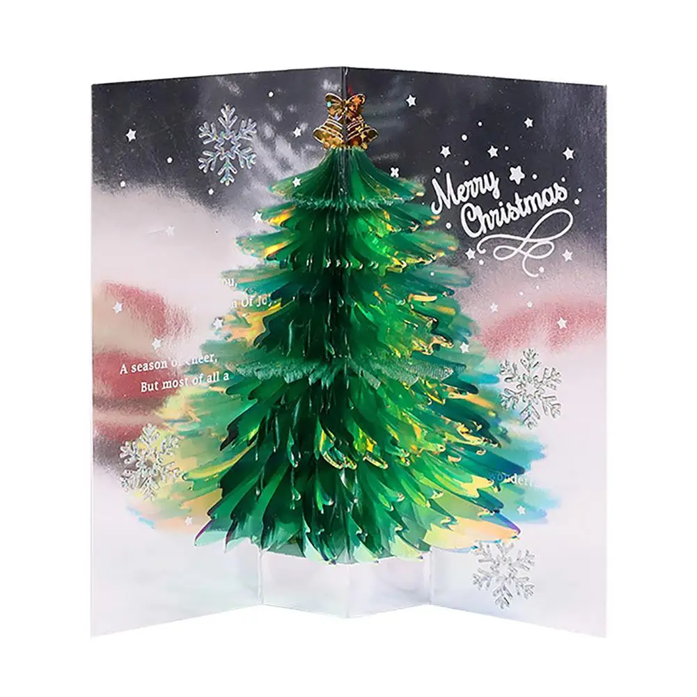 Fantasy Three-Dimensional Greeting Cards Christmas Tree Blessing Cards Gift Message Cards Glittering Dreamy Card With Clearly Pr
Fantasy Three-Dimensional Greeting Cards Christmas Tree Blessing Cards Gift Message Cards Glittering Dreamy Card With Clearly Pr