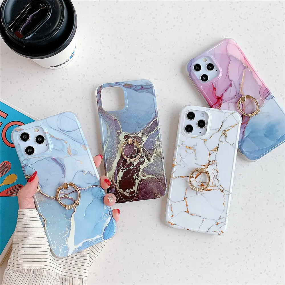 Finger Ring Marble Silicone Phone Cases For iphone 13 11 12 Mini Pro Max SE 2020 XR X XS Max 8 7 Plus Case Shockproof Back Cover
Finger Ring Marble Silicone Phone Cases For iphone 13 11 12 Mini Pro Max SE 2020 XR X XS Max 8 7 Plus Case Shockproof Back Cover