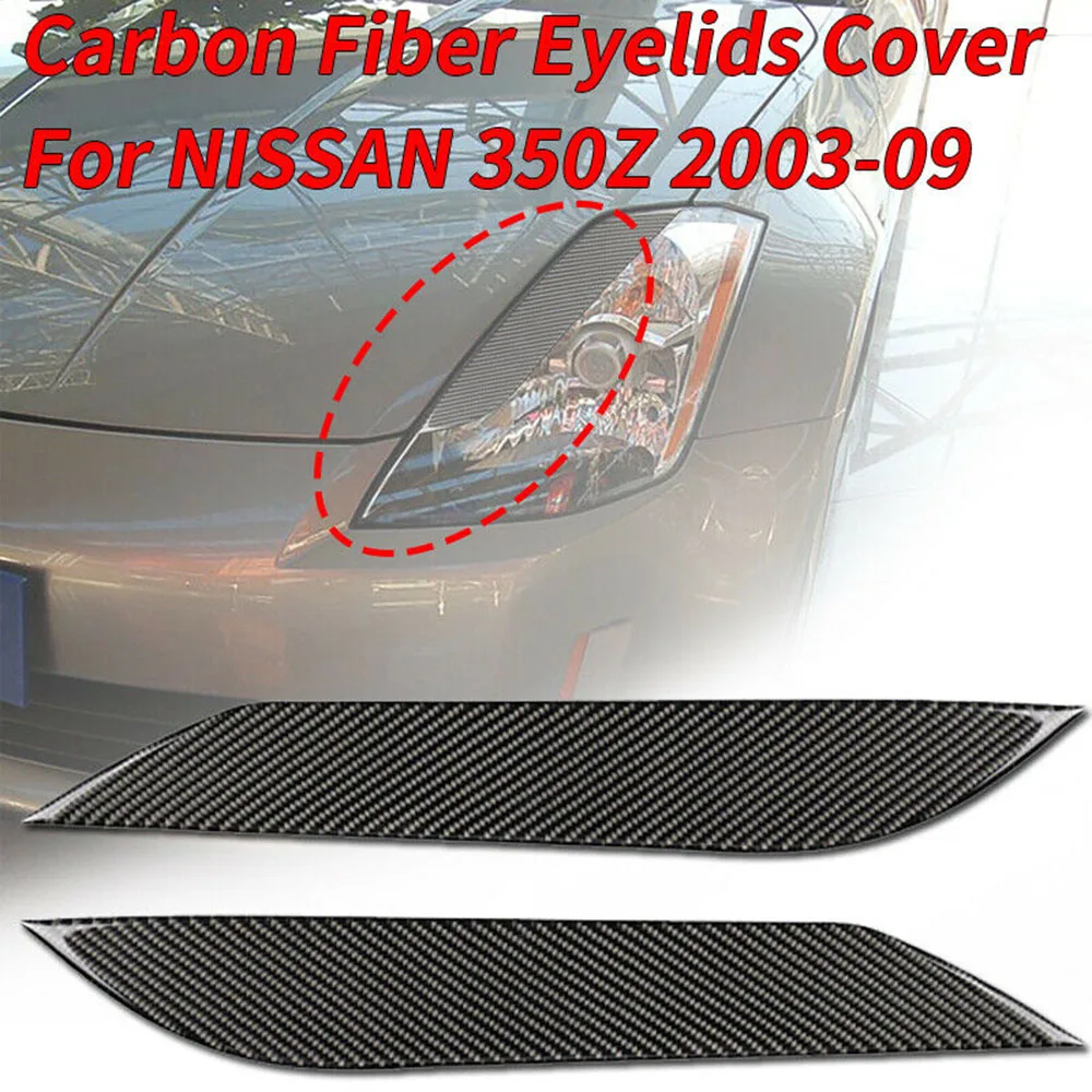 Car Headlight trim Eyelid Cover For Nissan 350Z 2003-2009 Decoration Sticker Black
Car Headlight trim Eyelid Cover For Nissan 350Z 2003-2009 Decoration Sticker Black