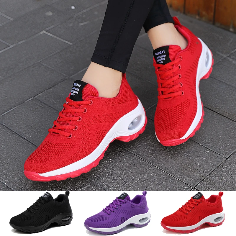 Women Tennis Shoes Air Cushion Sports Gyms High Heels Mesh Slip-on Female Sock Footwear Outdoor Thick Bottom Ladies Sneakers
Women Tennis Shoes Air Cushion Sports Gyms High Heels Mesh Slip-on Female Sock Footwear Outdoor Thick Bottom Ladies Sneakers