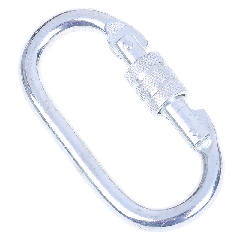 Carabiner Buckle Hook Carbon Steel Outdoor Camping Climbing Carabiner Screw Lock Hiking Rope Hook Clip Survival Tool 
Carabiner Buckle Hook Carbon Steel Outdoor Camping Climbing Carabiner Screw Lock Hiking Rope Hook Clip Survival Tool