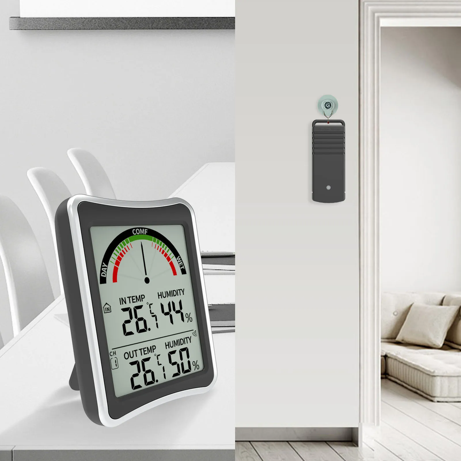 Indoor Outdoor Thermometers Wireless Thermometers Hygrometer Electronic Remote Dual Channel Thermometers
Indoor Outdoor Thermometers Wireless Thermometers Hygrometer Electronic Remote Dual Channel Thermometers