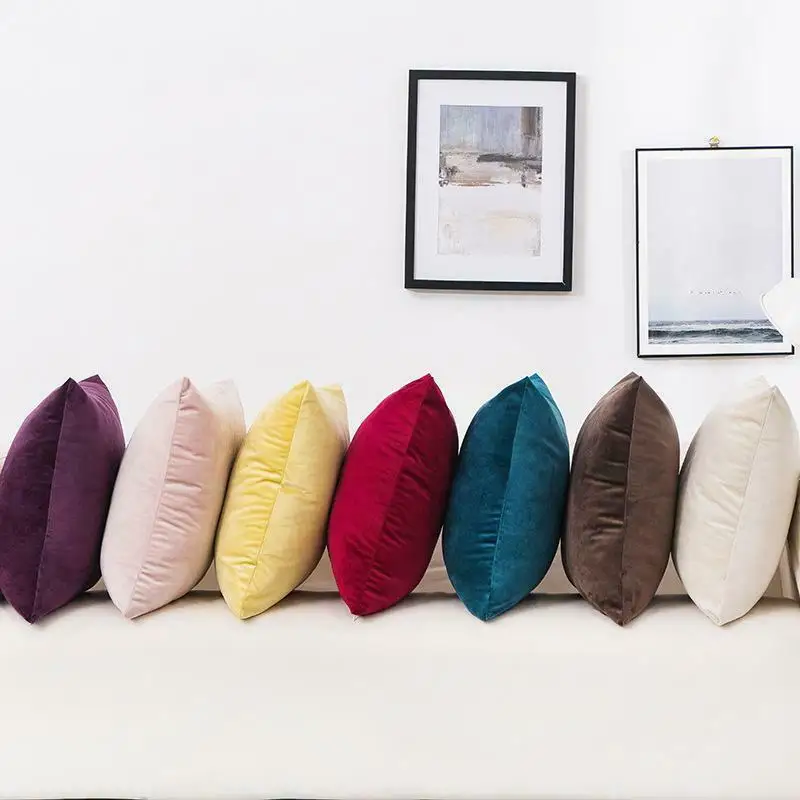 40*40 cm Velvet Pillowcover Solid color Microfiber Cushion Cover For Living Room Sofa Throw Pillowcase Home Decor
40*40 cm Velvet Pillowcover Solid color Microfiber Cushion Cover For Living Room Sofa Throw Pillowcase Home Decor