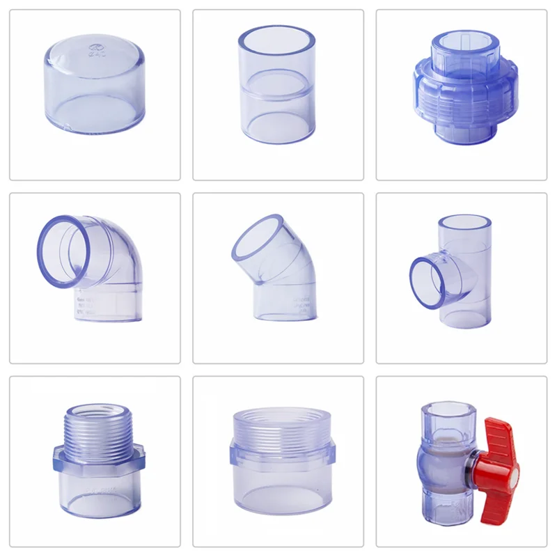 Transparen 20/25/32mm PVC Pipe Adapter Straight Elbow Tee Connector Aquarium Fish Tank Water Pipe Fittings Joint
Transparen 20/25/32mm PVC Pipe Adapter Straight Elbow Tee Connector Aquarium Fish Tank Water Pipe Fittings Joint