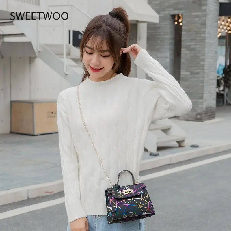 2021 Girl Handbag Pattern One-Shoulder Messenger Bag Fashion Female Fresh Thin Chain Cute Tote Small Square Bag
2021 Girl Handbag Pattern One-Shoulder Messenger Bag Fashion Female Fresh Thin Chain Cute Tote Small Square Bag