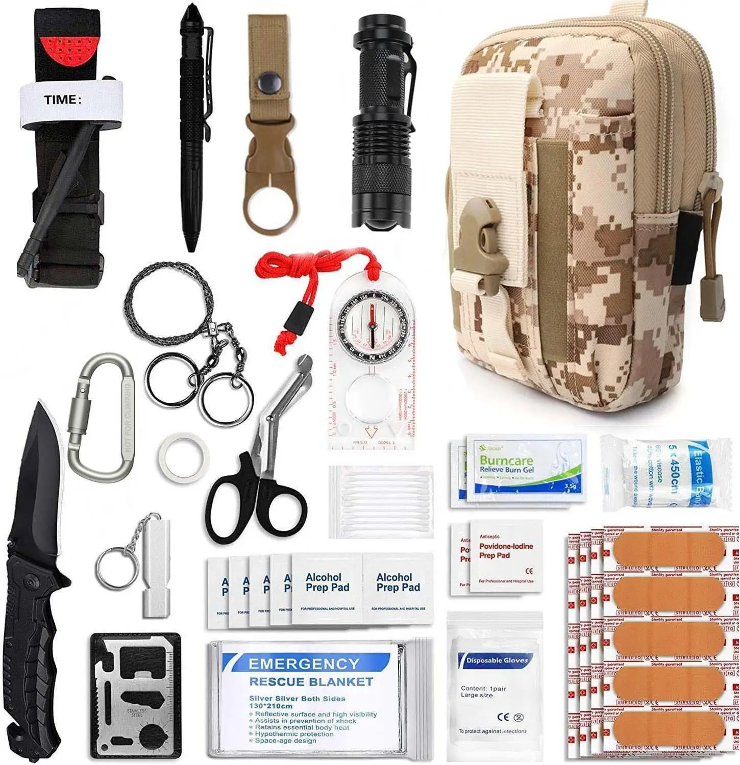 Survival First Aid Kit Molle Bag Outdoor Gear Emergency Kits Trauma Bag for Camping Boat Hunting Hiking Home Car Adventures
Survival First Aid Kit Molle Bag Outdoor Gear Emergency Kits Trauma Bag for Camping Boat Hunting Hiking Home Car Adventures
