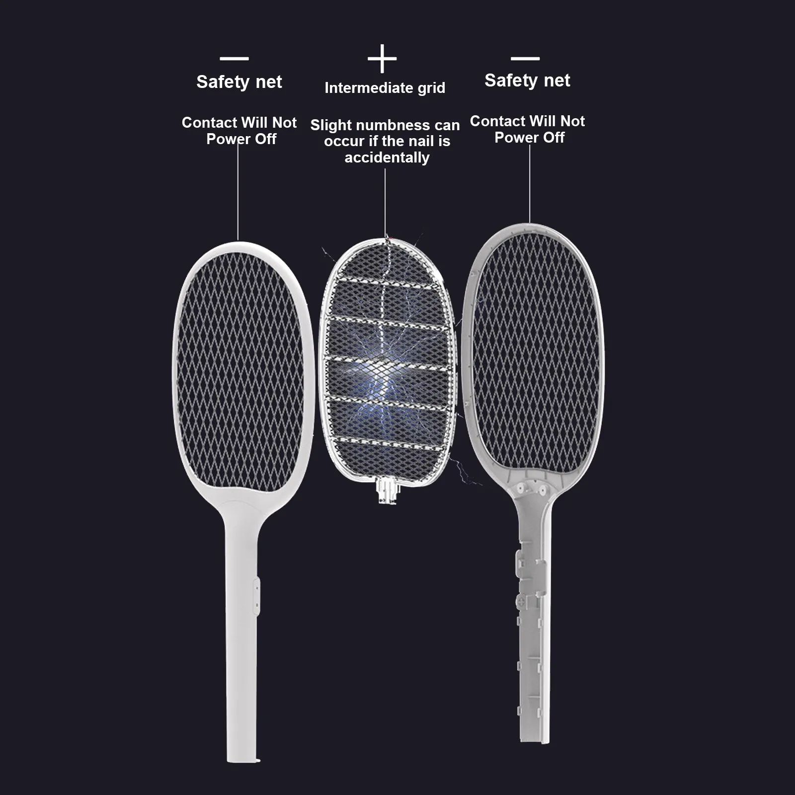 Hot Sale 3500V Electric Insect Racket Swatter Zapper USB Electric Insect Racket Swatter Zapper USB Rechargeable Mosquito Swatter
Hot Sale 3500V Electric Insect Racket Swatter Zapper USB Electric Insect Racket Swatter Zapper USB Rechargeable Mosquito Swatter