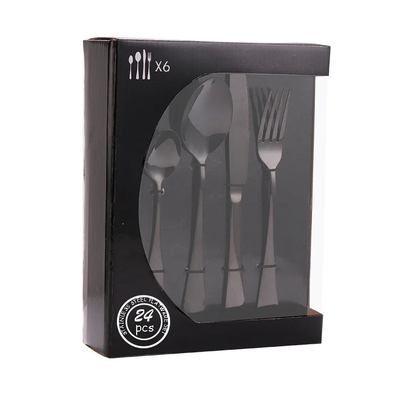 24pcs Cutlery Set 20pcs Kitchenware 16pcs Kitchen Utensil Set Stainless Steel Knife Fork and Spoon Set Cutlery Set Box
24pcs Cutlery Set 20pcs Kitchenware 16pcs Kitchen Utensil Set Stainless Steel Knife Fork and Spoon Set Cutlery Set Box